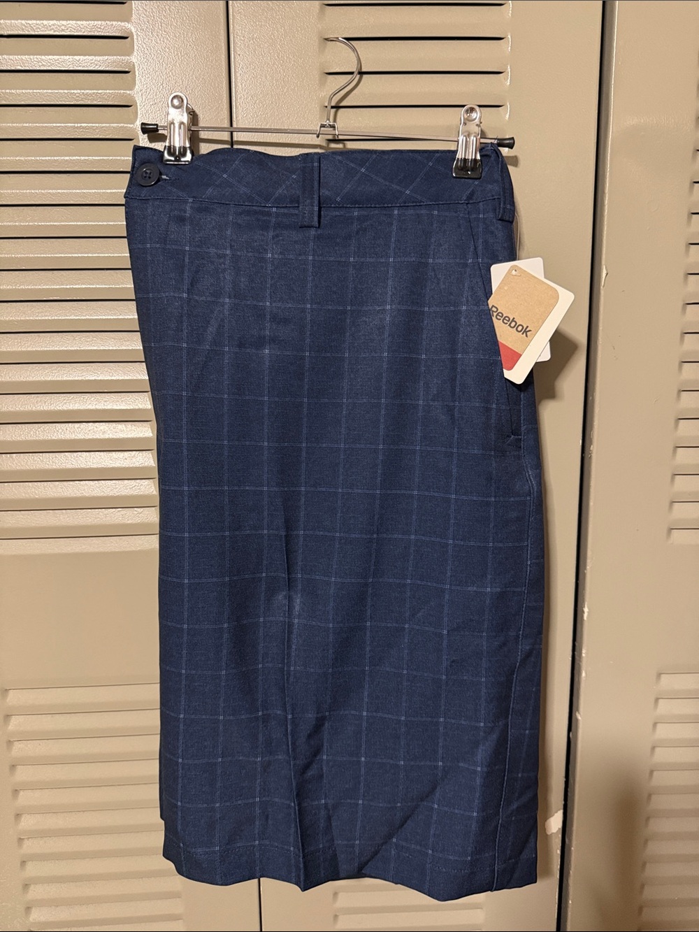 Reebok Performance Tonal Plaid Golf Shorts SIZE 46